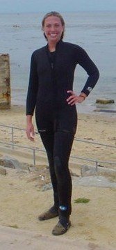 diver wearing a wetsuit