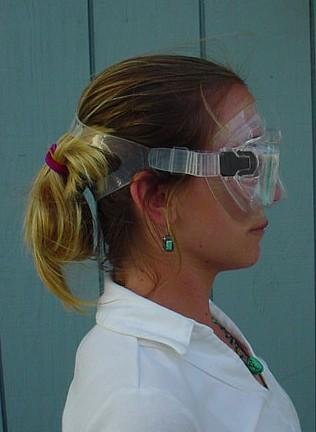 air space under mask